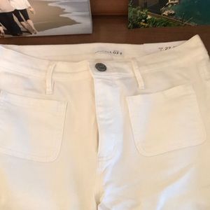 Loft White Wide leg Trouser